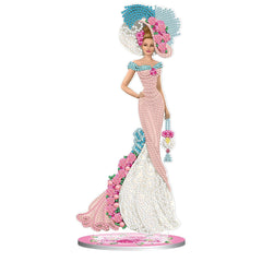 ARTopet DIY Diamond Desktop Ornament Special Shaped Crystal Flower Cross Diamond Art Painting Tabletop Ornaments Single Sided Drill Home Decor