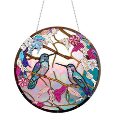 ARTopet DIY Diamond Pendant Ornament Special Shaped Crystal Diamond Art Painting Hanging Single Sided Diamond Ornament for Adult Home Garden Wall Door Decor-06