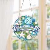 DIY Diamond Pendant, Diamond Art Painting, Creative Design, PET Round Home Decoration Pendant (Single-Sided Diamond)
