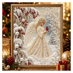 Framed Pearl Diamond Painting Kit, 11.8 x 15.7 Inches