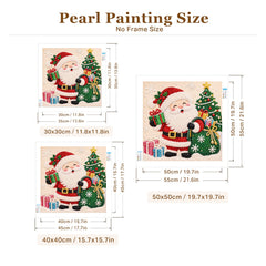 Framed Pearl Diamond Painting Kit, 11.8 x 11.8 Inches