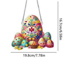 DIY Diamond Pendant, Diamond Art Painting, Creative Design, PET Home Decoration Pendant (Single-Sided Diamond)